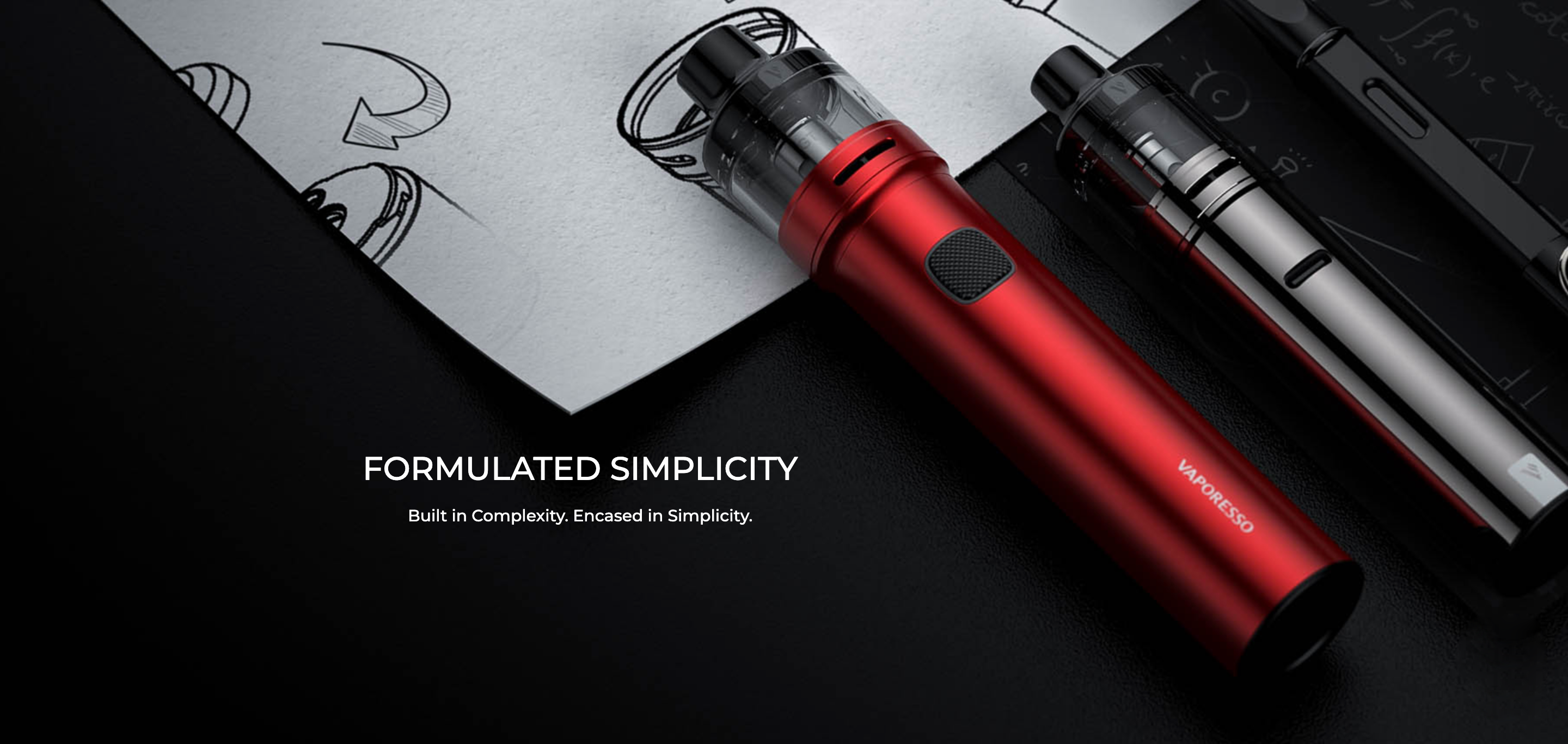 Vaporesso GTX GO 40 Pod Mod kırmızı renkli cihaz fotoğrafı.